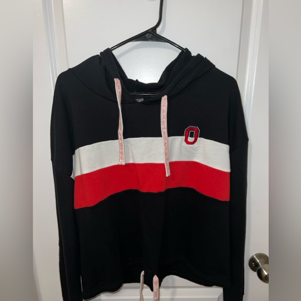 Ohio state buckeyes gameday cropped hoodie! Size xxl.